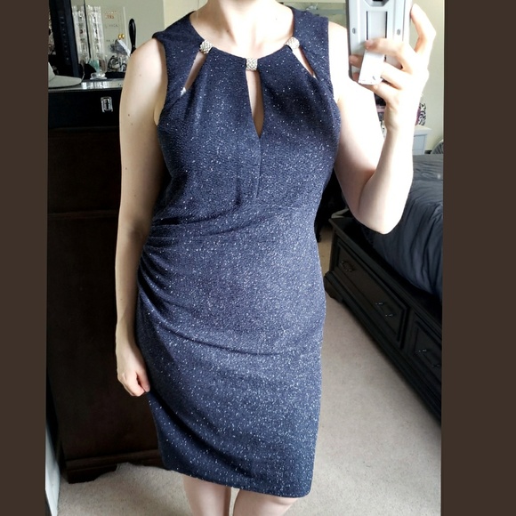 Eliza J Dresses & Skirts - Blue Shimmer Dress